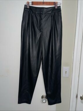 Express. Black Faux Leather pants